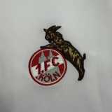 1977 1. FC  koln Home White Retro Soccer jersey
