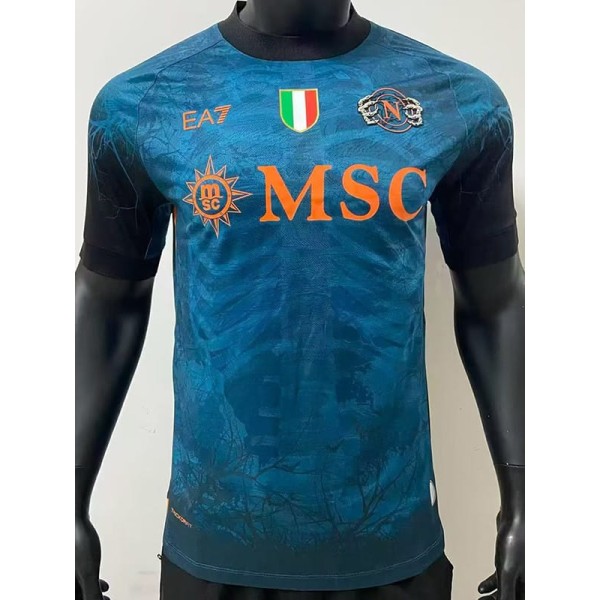 [PLAYER] 2025/26 Napoli Halloween blue Player Soccer jersey
