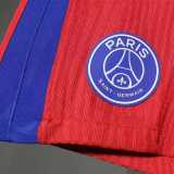 [PLAYER] 2025/26 PSG 3RD Red Player Soccer Shorts