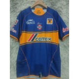 2005 Tigres UANL Away Blue Retro Soccer jersey