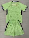 2025/26 Luton Town 3RD Aqua Fans Kids Soccer jersey