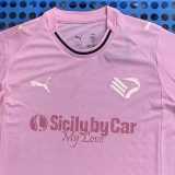2025/26 US Citta di Palermo Home Pink Fans Soccer jersey