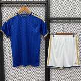 2026 Italy Home Blue Fans Kids Soccer jersey