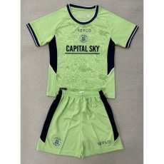 2025/26 Luton Town 3RD Aqua Fans Kids Soccer jersey