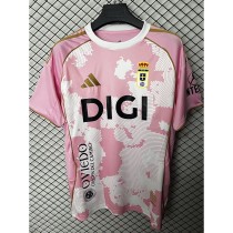 2025/26 Real Oviedo Special Edition Pink Fans Soccer jersey