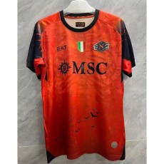2025/26 Napoli Halloween orange Fans Soccer jersey