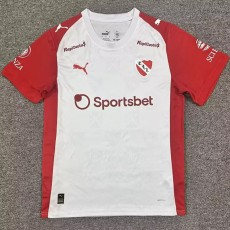2025/26 Independiente Away White Fans Soccer jersey