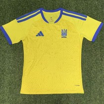 2026 Ukraine Home Yellow Fans Soccer jersey