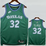 2025/26 MAVERICKS FLAGG #32 Green NBA Jerseys