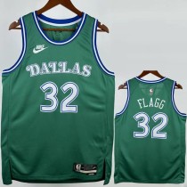 2025/26 MAVERICKS FLAGG #32 Green NBA Jerseys