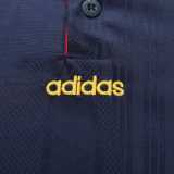 1996 Spain Away Black Retro Kids Soccer jersey