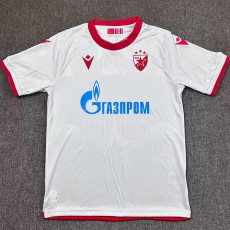 2025/26 Crvena Zvezda Away White Fans Soccer jersey