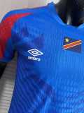 [PLAYER] 2024 Congo DR Home Blue Player Soccer jersey