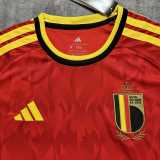 2026 Belgium Home Red Fans Women Soccer jersey