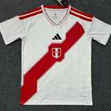 26/27 Peru Home White Fans Soccer jersey