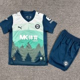2025/26 Alaves 3RD Navy Fans Kids Soccer jersey