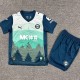 2025/26 Alaves 3RD Navy Fans Kids Soccer jersey