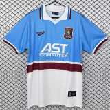 1997/98 Aston Villa Away Azure Retro Soccer jersey
