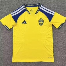 2026 Sweden Home Yellow Fans Soccer jersey