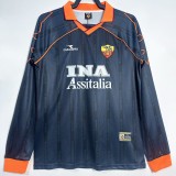 1999/00 Roma 3RD Gray Retro Long Sleeve Soccer jersey