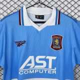 1997/98 Aston Villa Away Azure Retro Soccer jersey