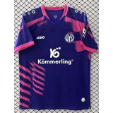 2025/26 1. FSV Mainz 05 Away Purple Fans Soccer jersey