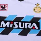 1990/91 INT Away White Retro Kids Soccer jersey