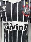 1995/96 Corinthians Away Black Retro Soccer jersey