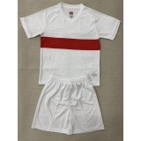 2025/26 VfB Stuttgart 100th Anniversary Edition White Fans Kids Soccer jersey