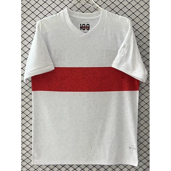 2025/26 VfB Stuttgart 100th Anniversary Edition White Fans Soccer jersey