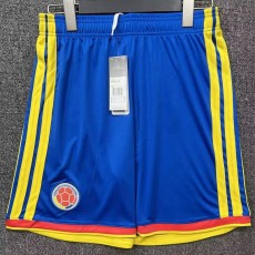 2026 Colombia Home Blue Fans Soccer Shorts