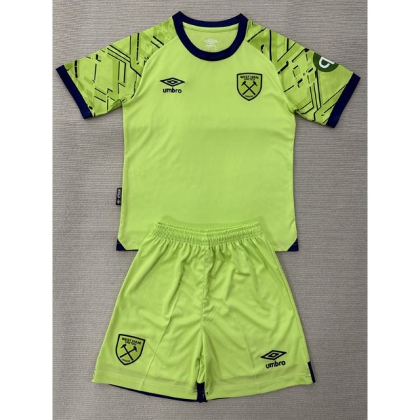 2025/26 West Ham GKG Aqua Fans Kids Soccer jersey