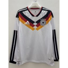 2026 Germany Home White Fans Long Sleeve Soccer jersey