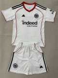 2025/26 Frankfurt Away White Fans Kids Soccer jersey