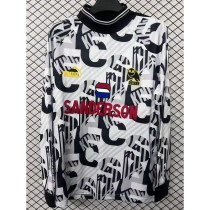 1993 Sheffield Wednesday Goalkeeper White White Retro Long Sleeve Soccer jersey