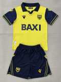 2025/26 Oxford United Home Yellow Fans Kids Soccer jersey