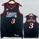 2025/26 76ERS IVERSON #3 Black NBA Jerseys
