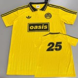 2025 Yellow Ad Oasis Joint Edition Fans Soccer jersey