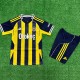 2025/26 Fenerbahce SK Home Yellow Fans Kids Soccer jersey