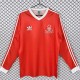 1977 Nottingham Forest Home Red Retro Long Sleeve Soccer jersey