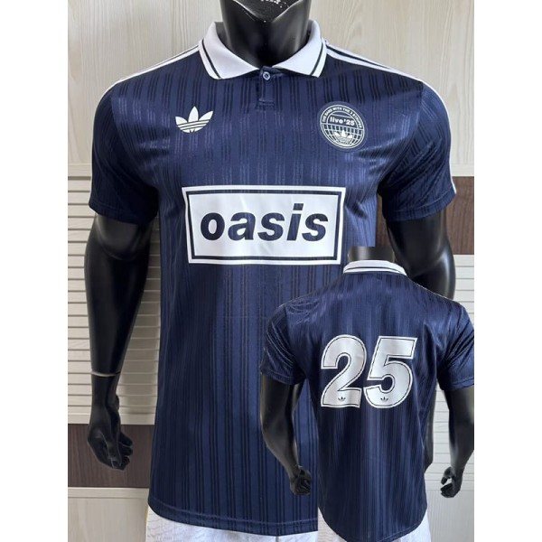 [PLAYER] 2025 Oasis Joint Edition Dark Blue Player Soccer jersey