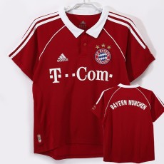 2006/07 Bayern Home Red Retro Soccer jersey
