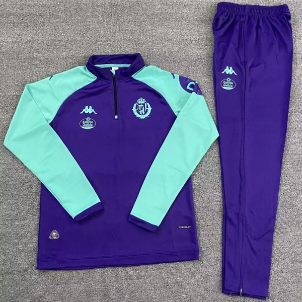 2025/26 Valladolid Purple Half Pull Tracksuit