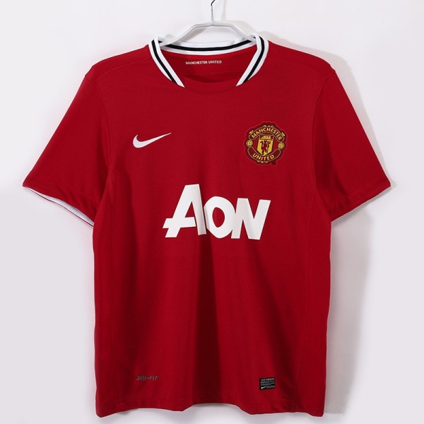 2011/12 Man Utd Home Red Retro Soccer jersey