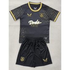 2025/26 Burnley 3RD Black Fans Kids Soccer jersey