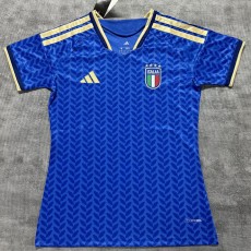 2026 Italy Home Blue Fans Women Soccer jersey