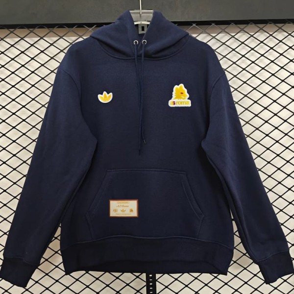 2025/26 Roma Black Hoody