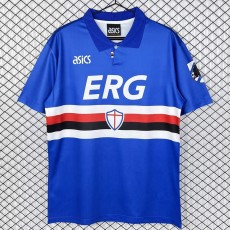 1993/94 Sampdoria Home Blue Retro Soccer jersey