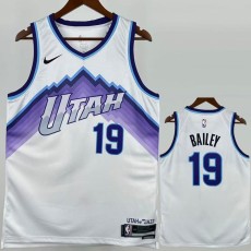 2025/26 JAZZ BAILEY #19 White NBA Jerseys
