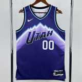 2025/26 JAZZ MARKKANEN #00 Purple NBA Jerseys
